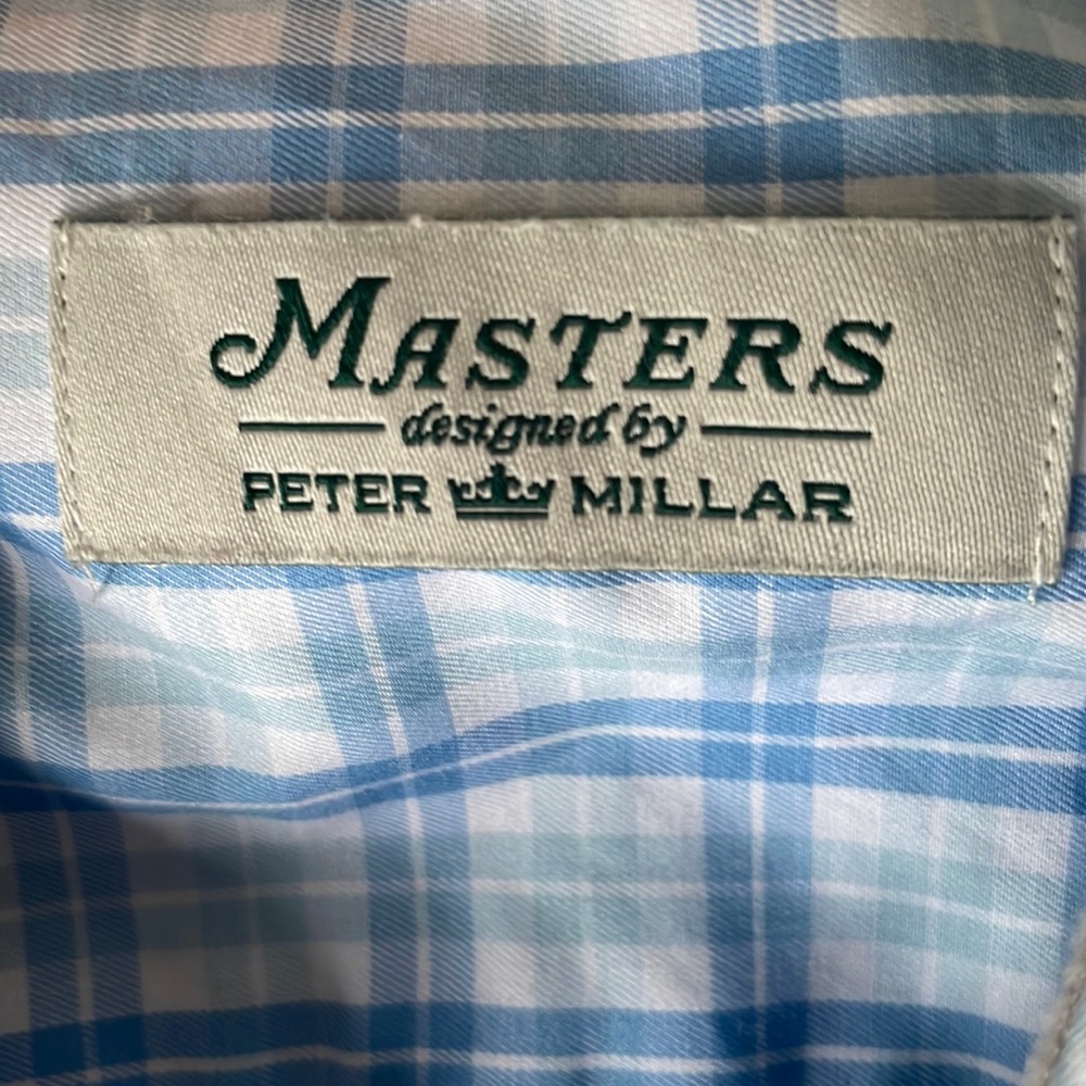 RARE Masters x Peter Millar Dress Shirt size small